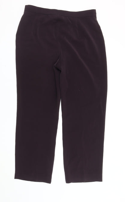 Gerry Weber Womens Black Size 16 Classic Straight Dress Trousers