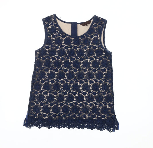 Womens UK Size M Great Plains Blue Camisole Blouse