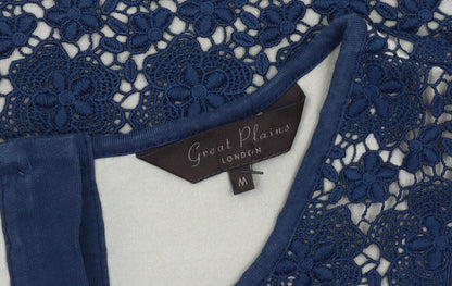 Womens UK Size M Great Plains Blue Camisole Blouse