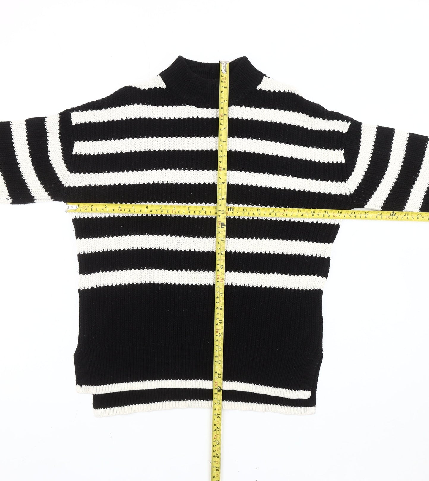 Womens UK Size S New Look Multicoloured Pullover Jumper