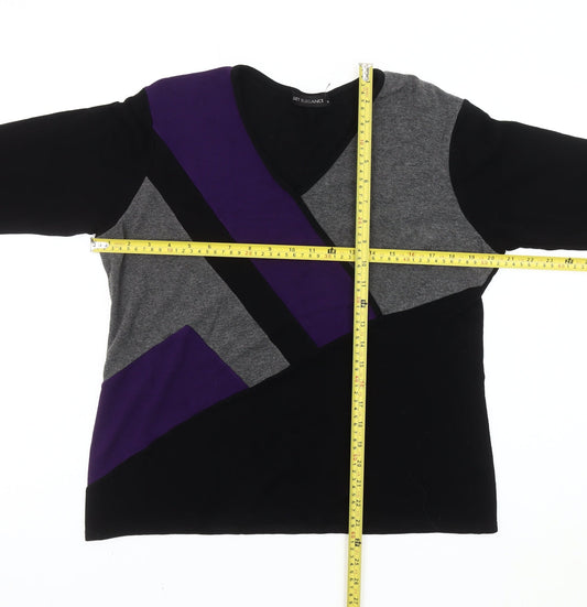 Womens UK Size 18 Just Elegance Multicoloured Pullover Jumper