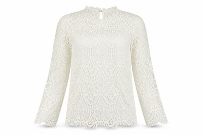 Womens UK Size M Zara Ivory Basic Blouse