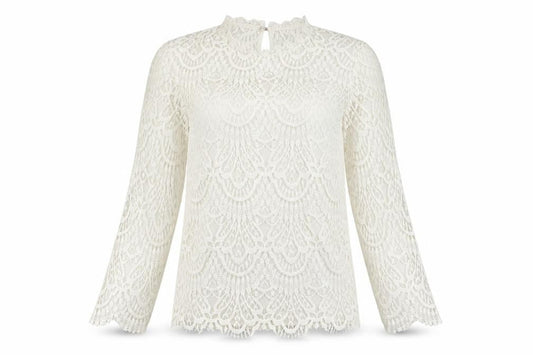Womens UK Size M Zara Ivory Basic Blouse