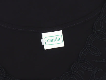 Womens UK Size 14 C&A Black Basic Tank