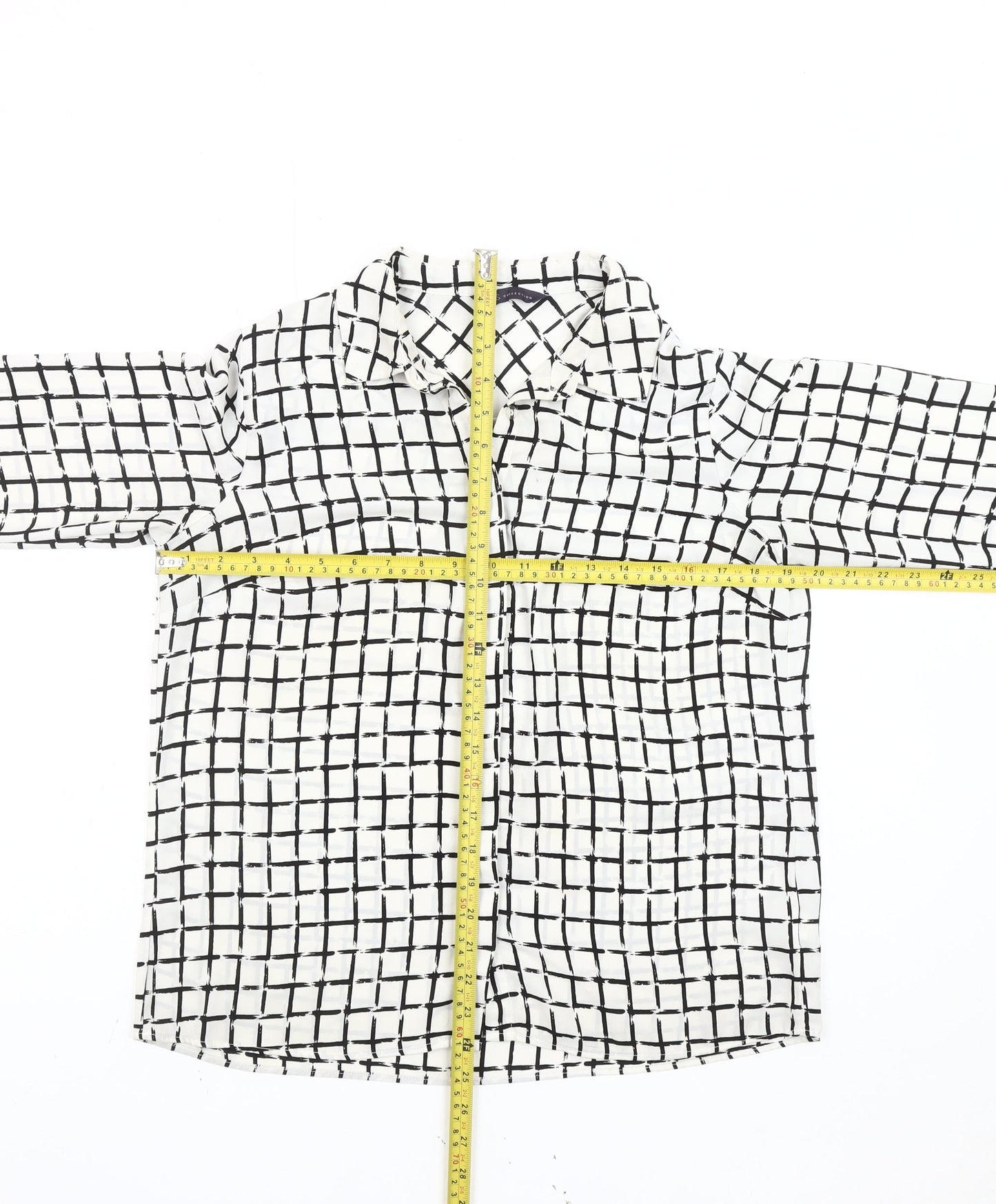 Womens UK Size 12 Marks and Spencer White Basic Blouse