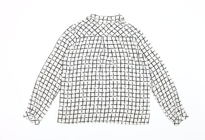 Womens UK Size 12 Marks and Spencer White Basic Blouse