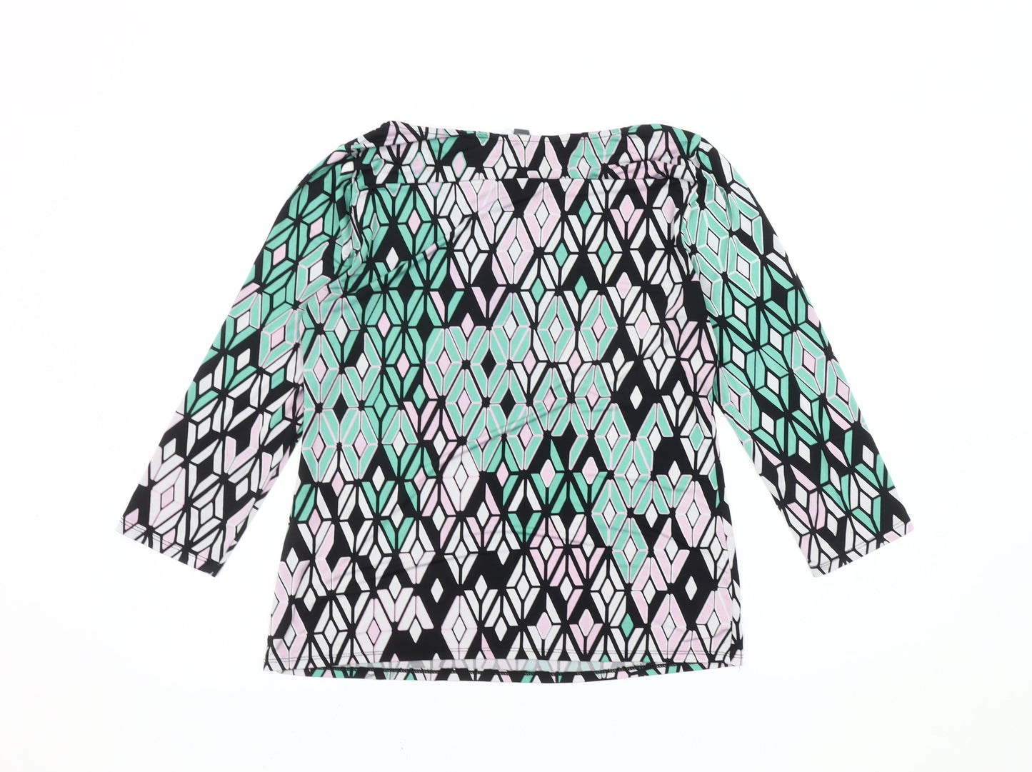 Market & Spruce Womens Multicoloured Geometric Tunic Top M