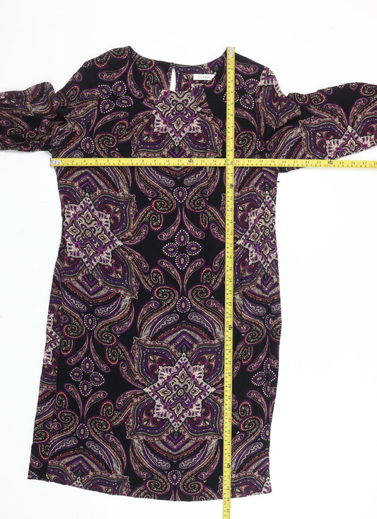 Marks and Spencer Womens Multicoloured Paisley Shift Dress Size 14