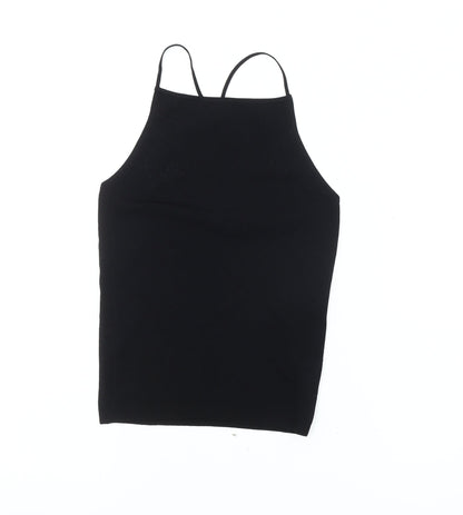 Womens UK Size XS DKNY Black Camisole Tank
