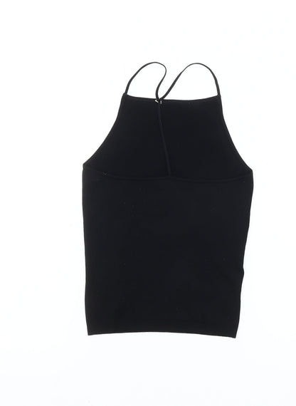 Womens UK Size XS DKNY Black Camisole Tank