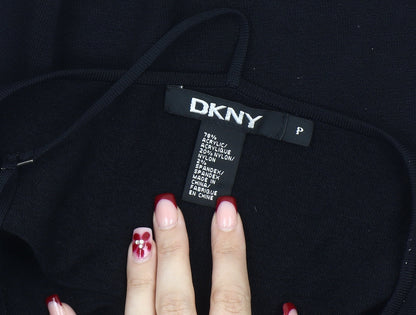 Womens UK Size XS DKNY Black Camisole Tank