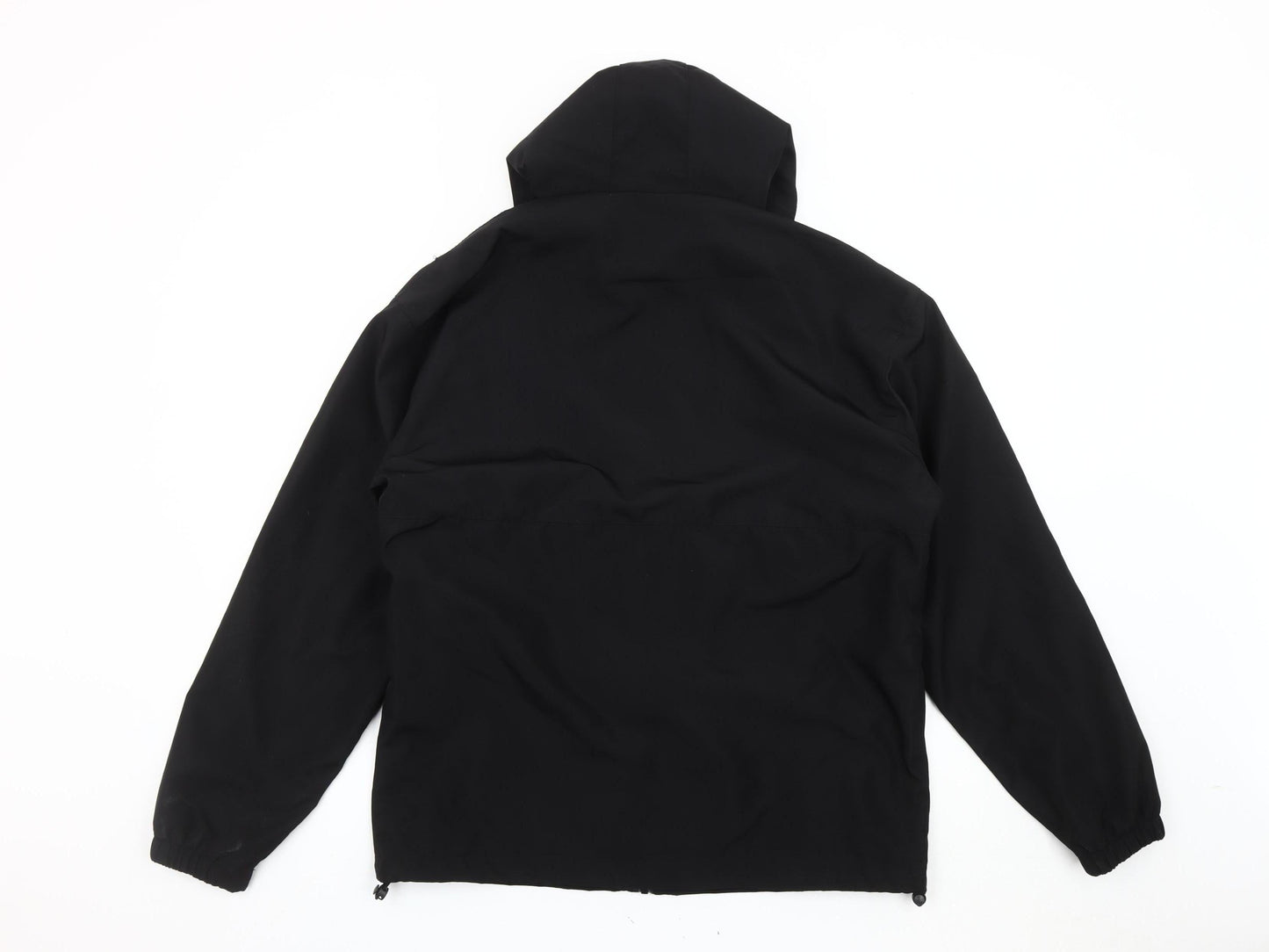 Mens UK Size XL BY-BILL Black Windbreaker Coat