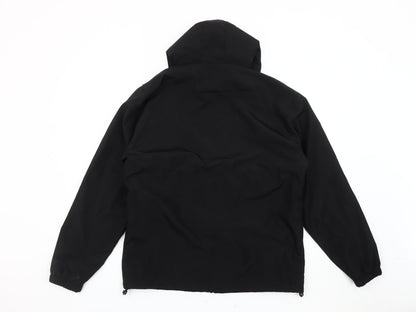 Mens UK Size XL BY-BILL Black Windbreaker Coat