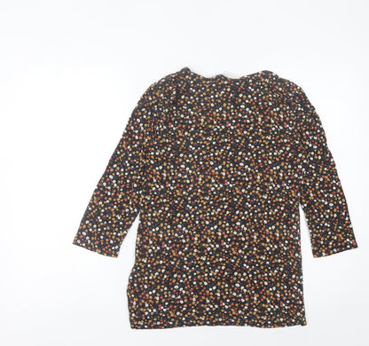 Womens UK Size M Mamalicious Multicoloured Wrap Blouse