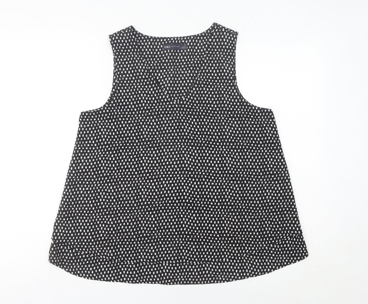 Womens UK Size 20 Marks and Spencer Black Basic Tank