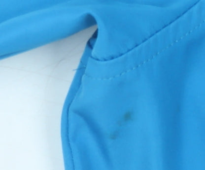 Womens UK Size 14 TIGI Blue Rain Coat