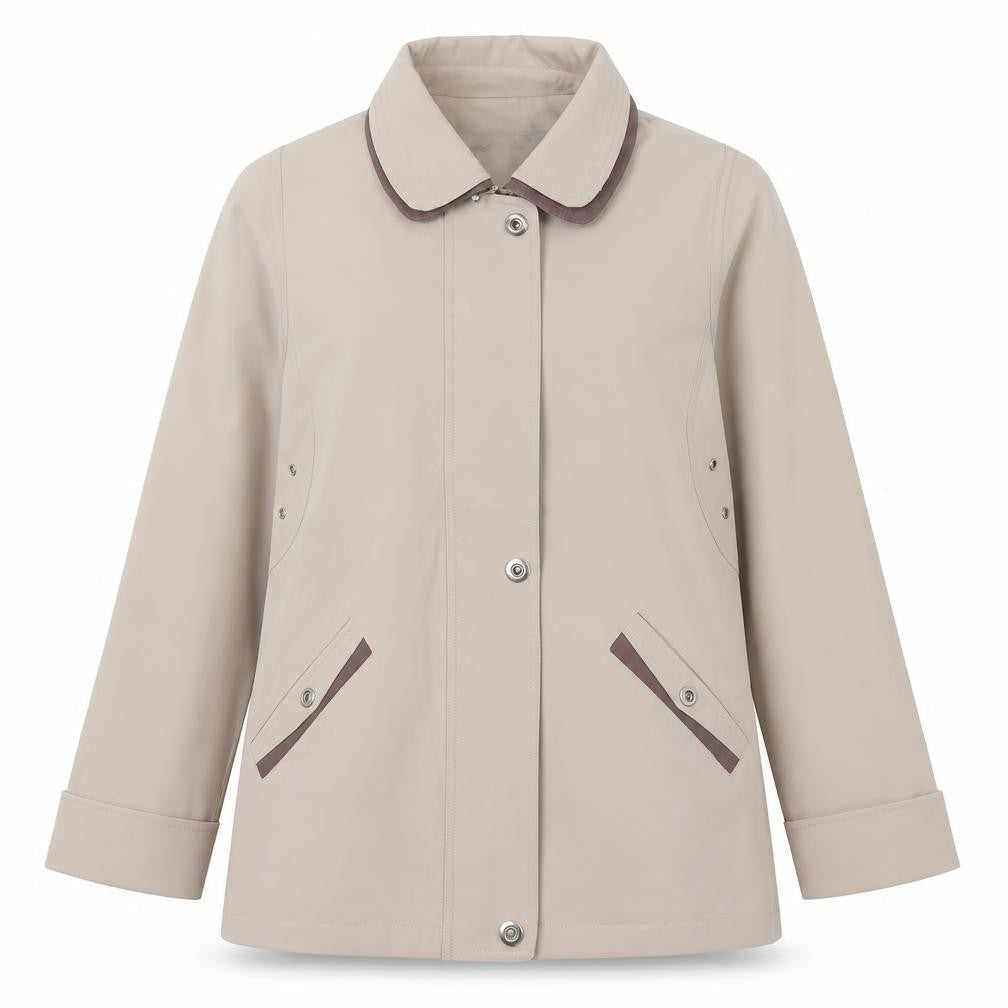 Womens UK Size 14 Finesse Beige Rain Coat