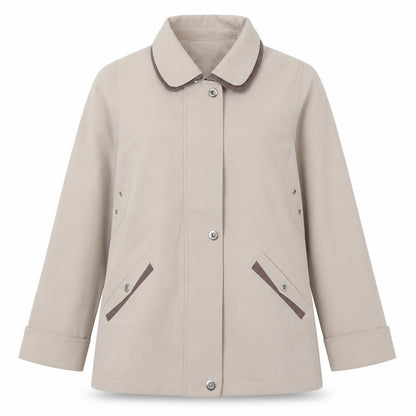 Womens UK Size 14 Finesse Beige Rain Coat