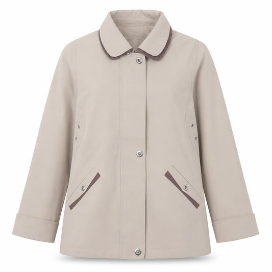 Womens UK Size 14 Finesse Beige Rain Coat