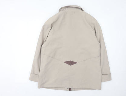Womens UK Size 14 Finesse Beige Rain Coat