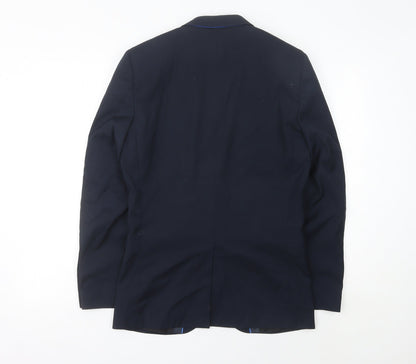 Mens UK Size 36 ONESIX5IVE Regular Blue Suit Jacket