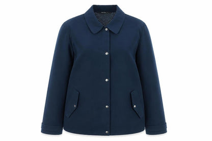 Bonmarché Womens Blue Mid-Length Button Jacket Size 14 Casual Workwear