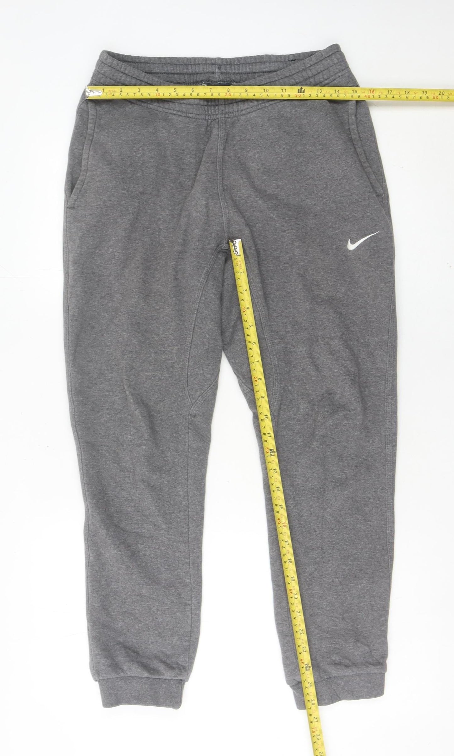 Nike Men's Grey Joggers Sweatpants M Regular Fit Tapered