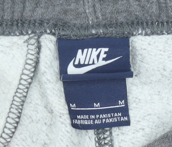 Nike Men's Grey Joggers Sweatpants M Regular Fit Tapered