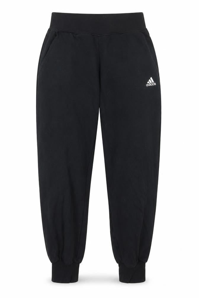 Womens UK Size 10 adidas Regular Fit Jogger Black Trousers