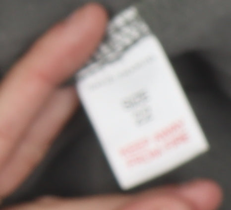 David Emanuel Womens Grey Linen Viscose Capri Trousers Size 22