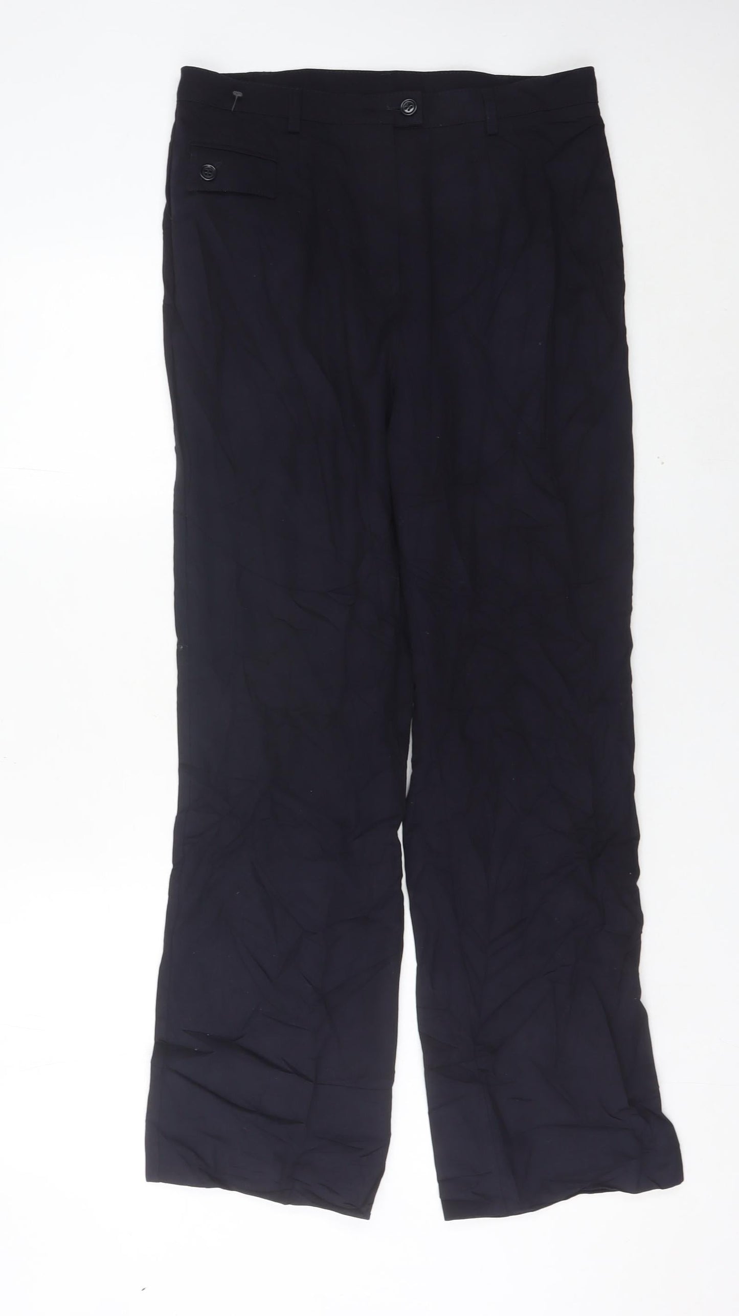 Marks & Spencer Womens Black Size 12 Dress Pants Work Trousers