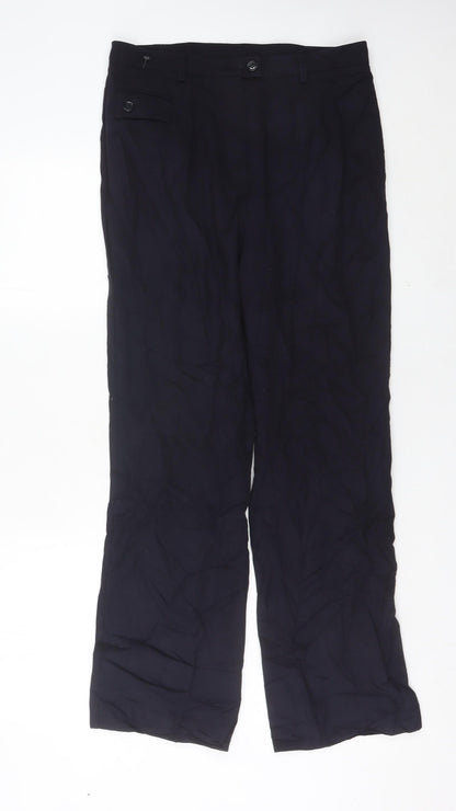 Marks & Spencer Womens Black Size 12 Dress Pants Work Trousers