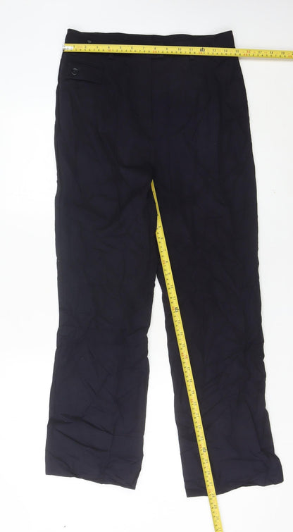 Marks & Spencer Womens Black Size 12 Dress Pants Work Trousers