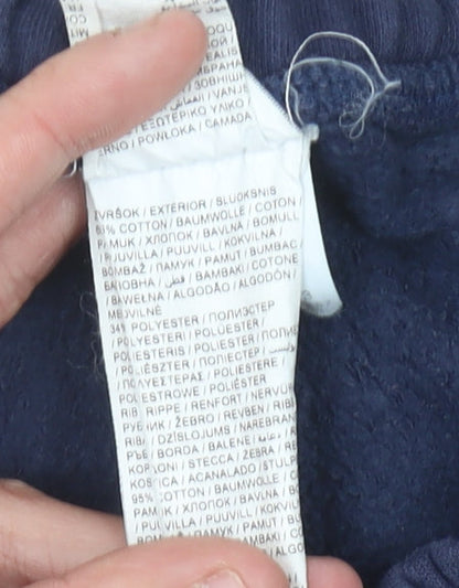 Puma Men’s Blue Jogger Sweatpants M Cotton Blend Casual Sportswear