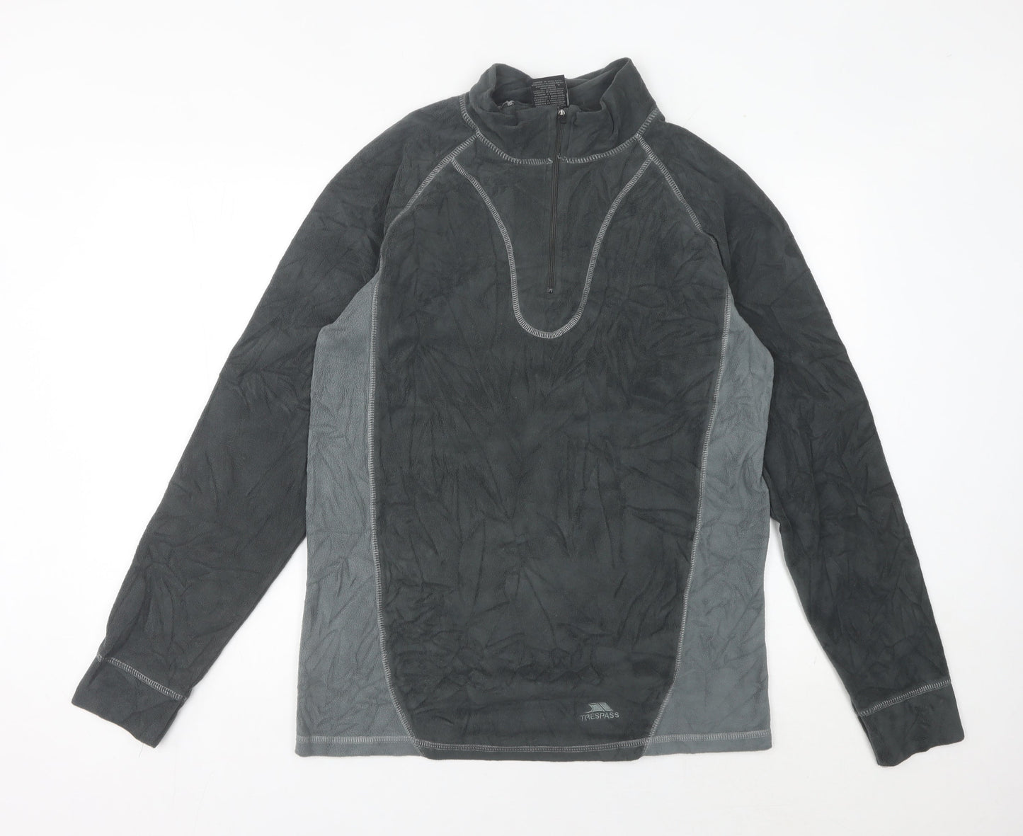 Mens UK Size L Trespass Grey Pullover Sweatshirt