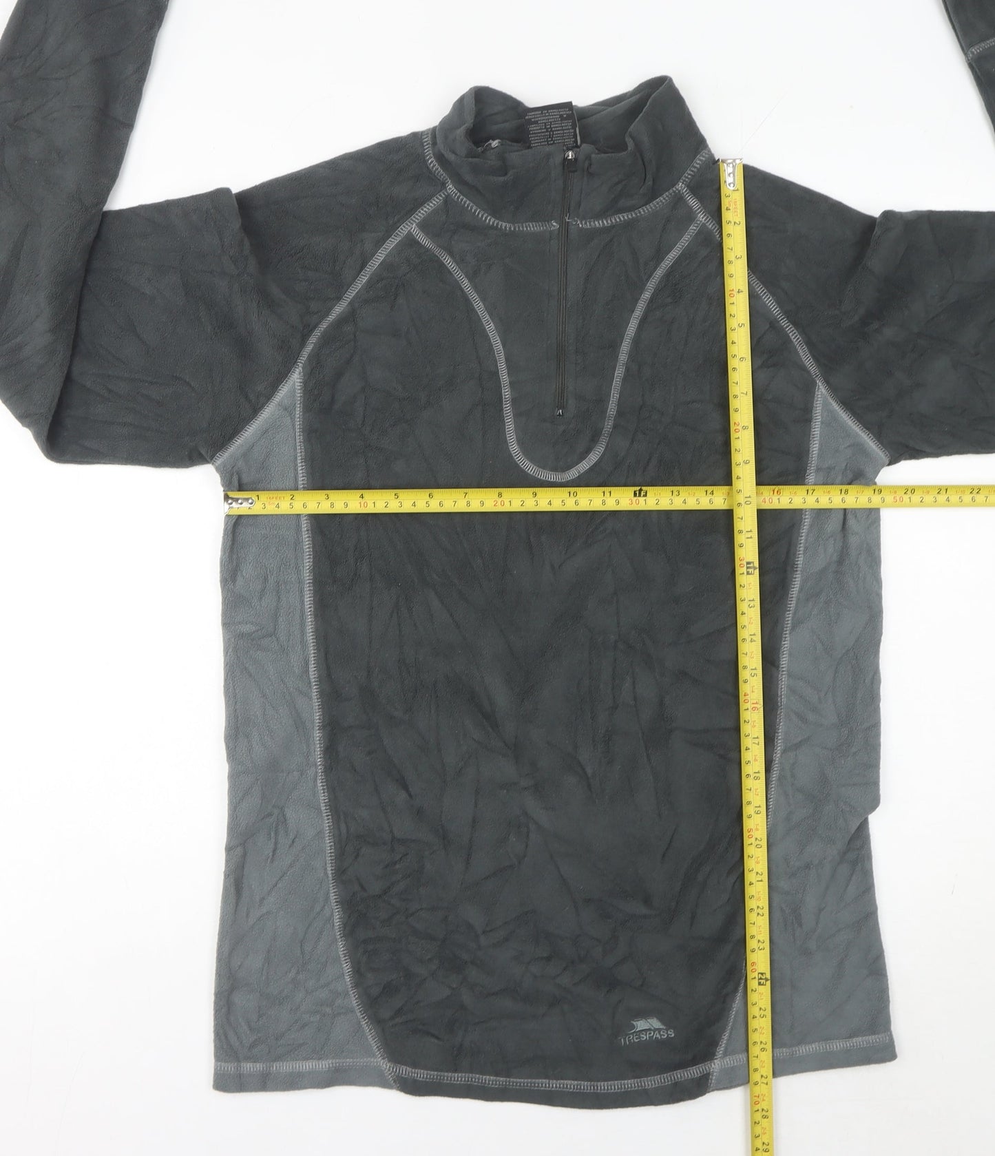 Mens UK Size L Trespass Grey Pullover Sweatshirt