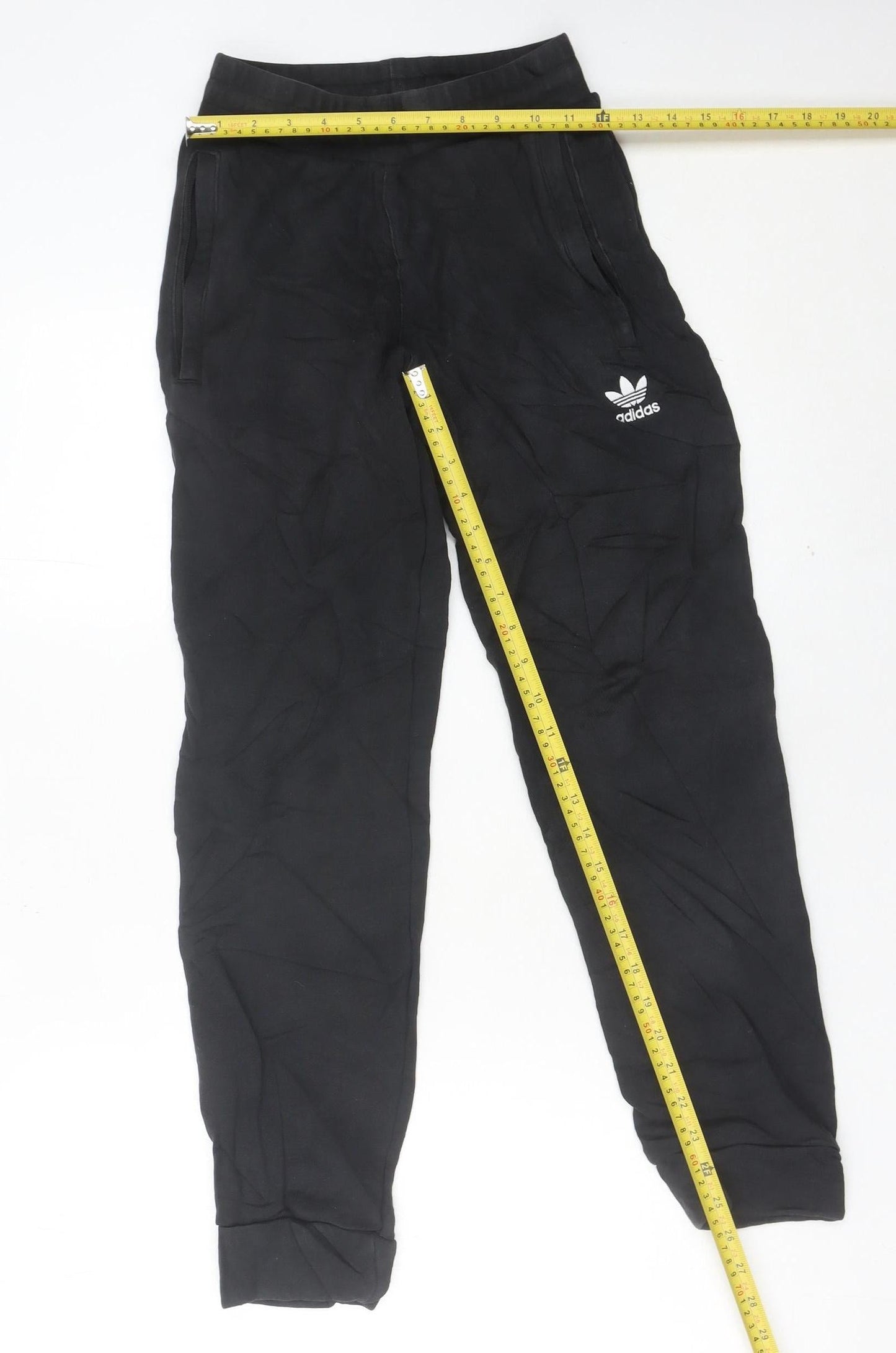 Womens UK Size XS adidas Regular Fit Jogger Black Trousers