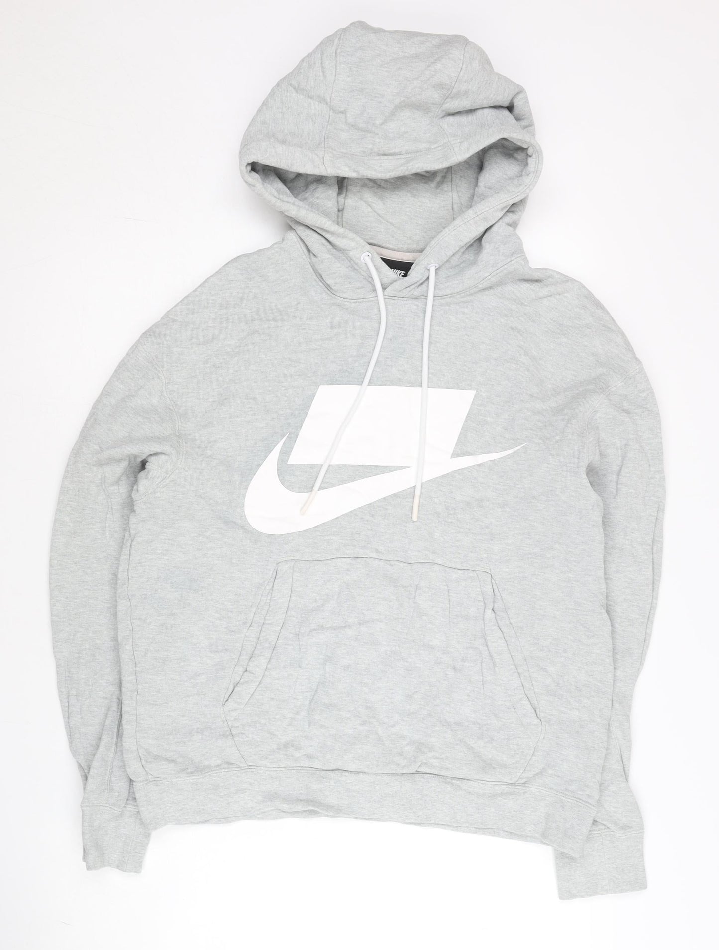 Mens UK Size S Nike Grey Pullover Hoodie