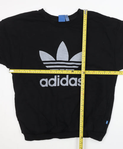 Mens UK Size XS adidas Black Pullover Sweatshirt