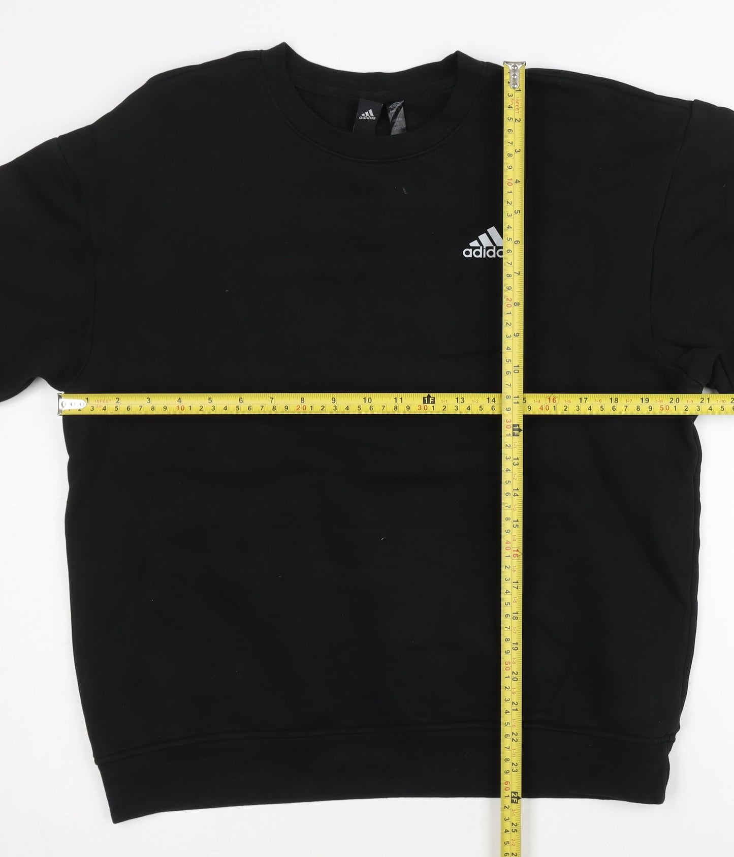 Mens UK Size S adidas Black Pullover Sweatshirt