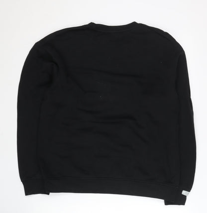 Mens UK Size S adidas Black Pullover Sweatshirt