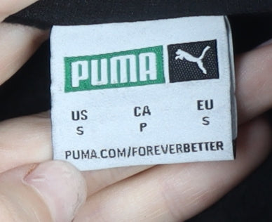Mens UK Size S PUMA Black Pullover Sweatshirt