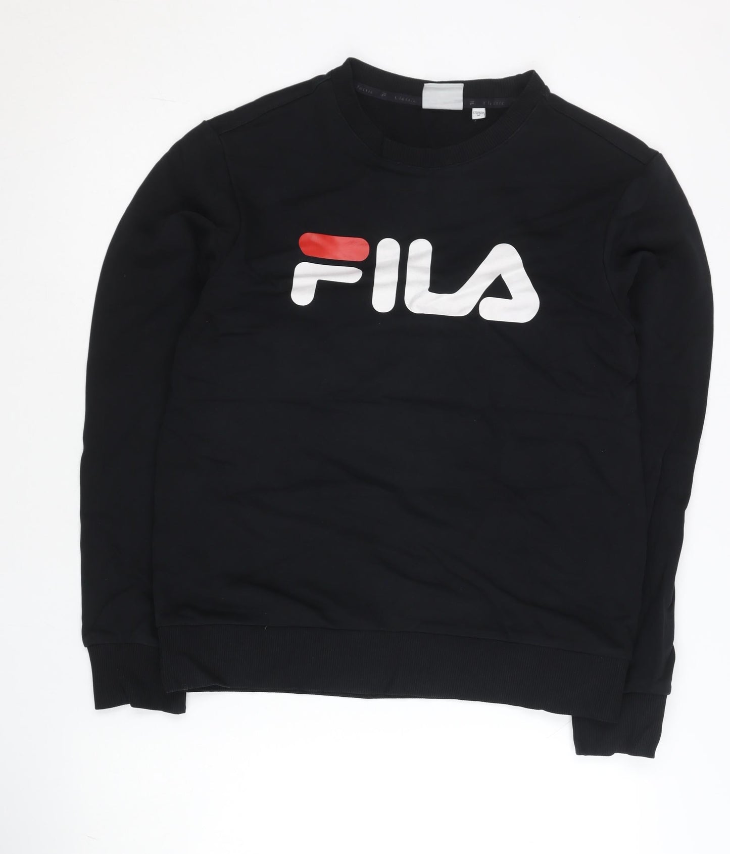 Mens UK Size S FILA Black Pullover Sweatshirt