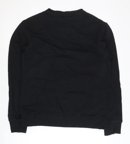 Mens UK Size S FILA Black Pullover Sweatshirt