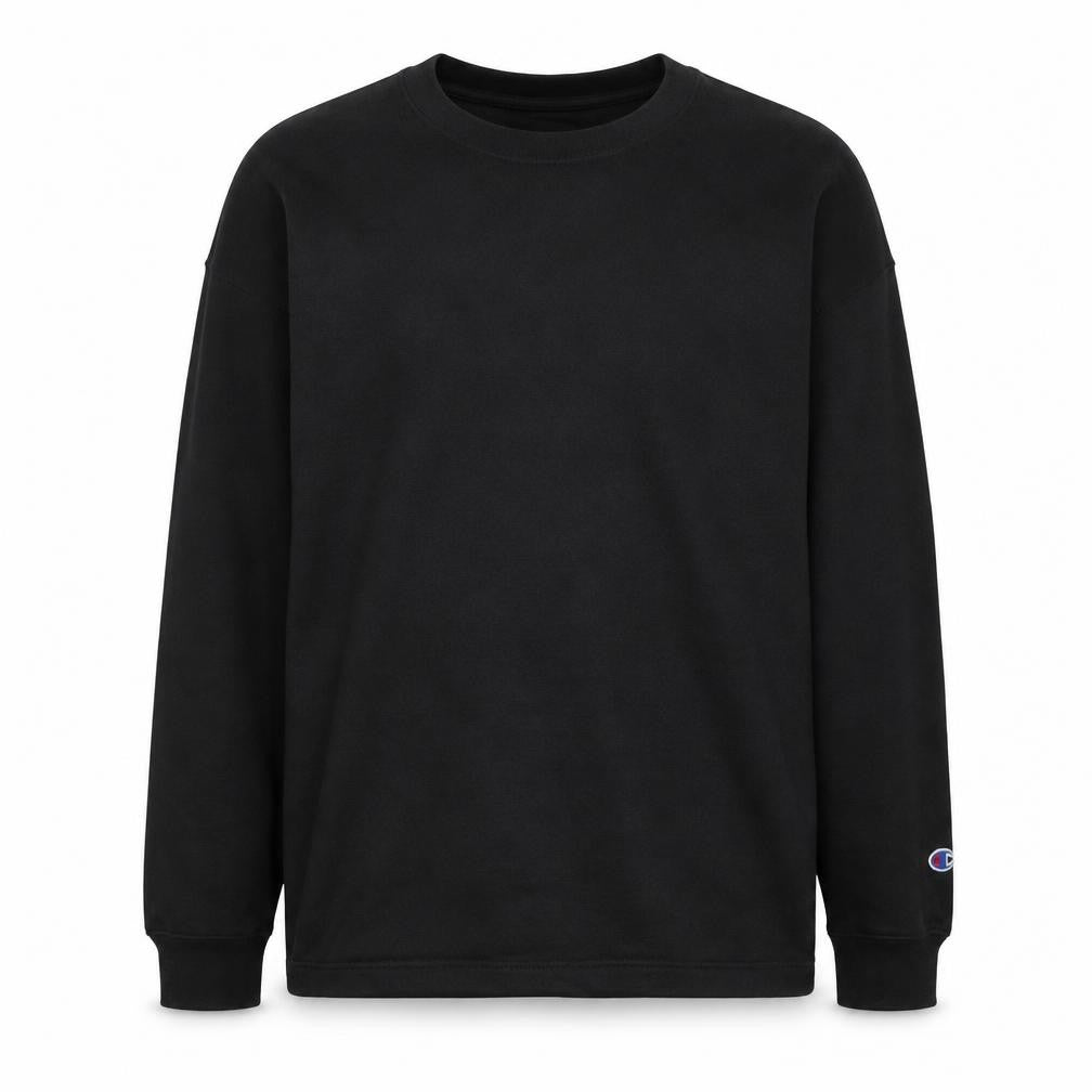 Mens UK Size L Champion Black Pullover Sweatshirt