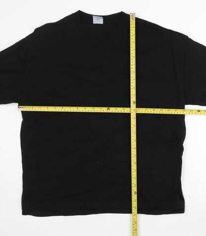 Mens UK Size L Champion Black Pullover Sweatshirt