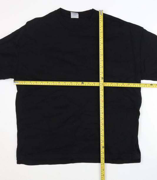 Mens UK Size L Champion Black Pullover Sweatshirt