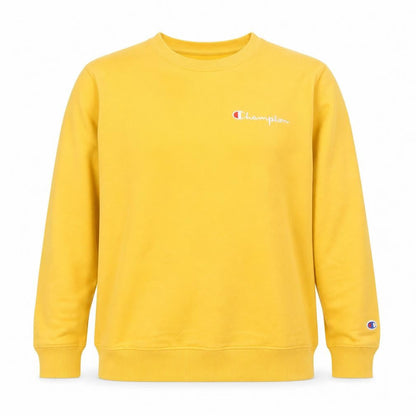 Mens UK Size M Champion Yellow Pullover Sweatshirt