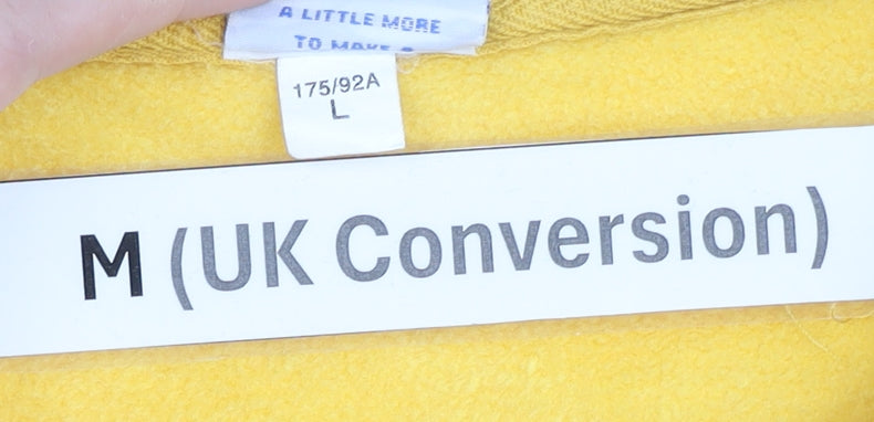 Mens UK Size M Champion Yellow Pullover Sweatshirt