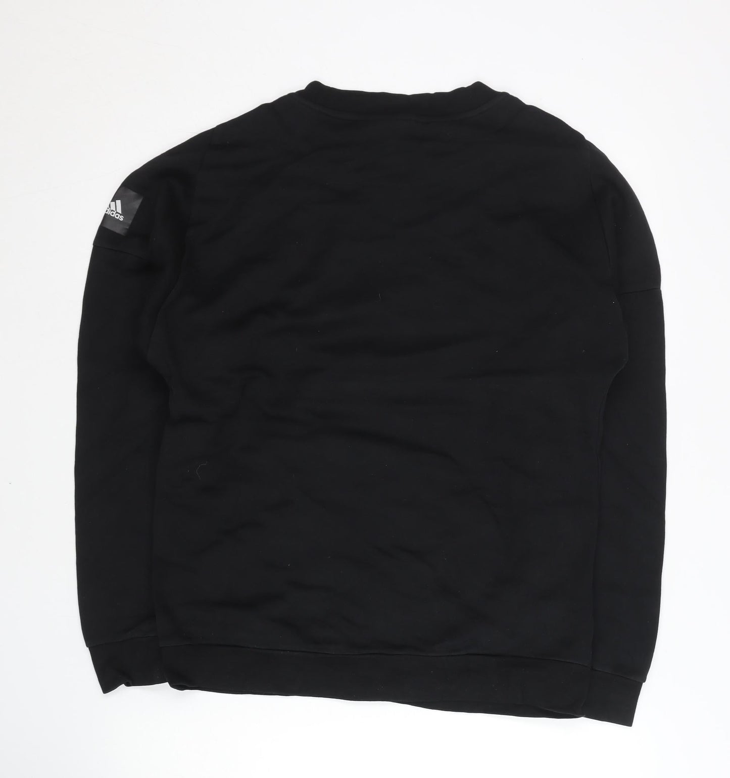 Mens UK Size M adidas Black Pullover Sweatshirt